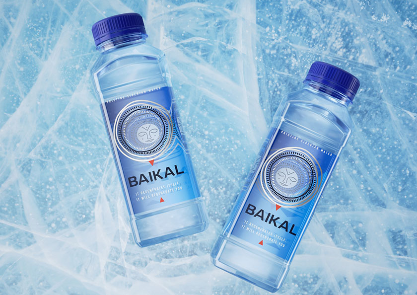 Baikal 飲用水包裝設(shè)計，賜予產(chǎn)品神圣再生力