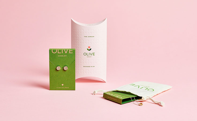 Olive 珠寶飾品品牌形象設(shè)計(jì)包裝設(shè)計(jì)