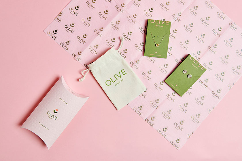 Olive 珠寶飾品品牌形象設(shè)計(jì)包裝設(shè)計(jì)