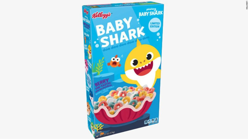 Kellogg''s 嬰兒麥片食品包裝設計“鯊魚寶貝”篇