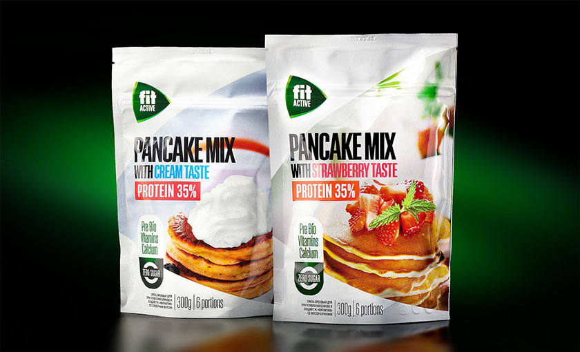 FIT ACTIV 休閑能量食品包裝，統一的結構和品牌識別設計