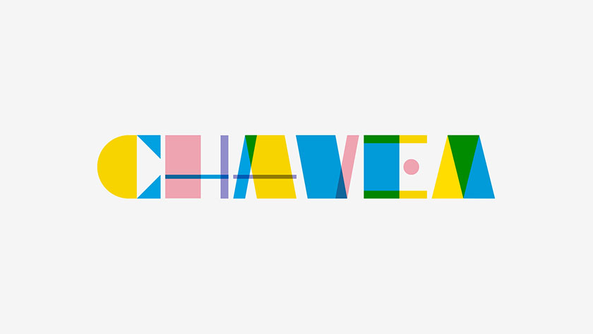 兒童品牌設計:Chavea 家庭藝術文化節以字母為核心的多彩品牌視覺設計