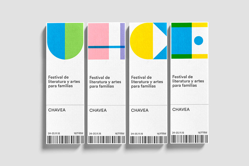 Chavea 家庭藝術文化節以字母為核心的品牌視覺設計