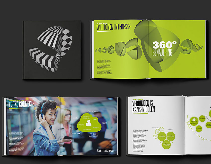 EVOKE 招聘平臺網站品牌視覺形象設計-畫冊設計 EVOKE 招聘平臺網站品牌視覺形象設計-畫冊設計
