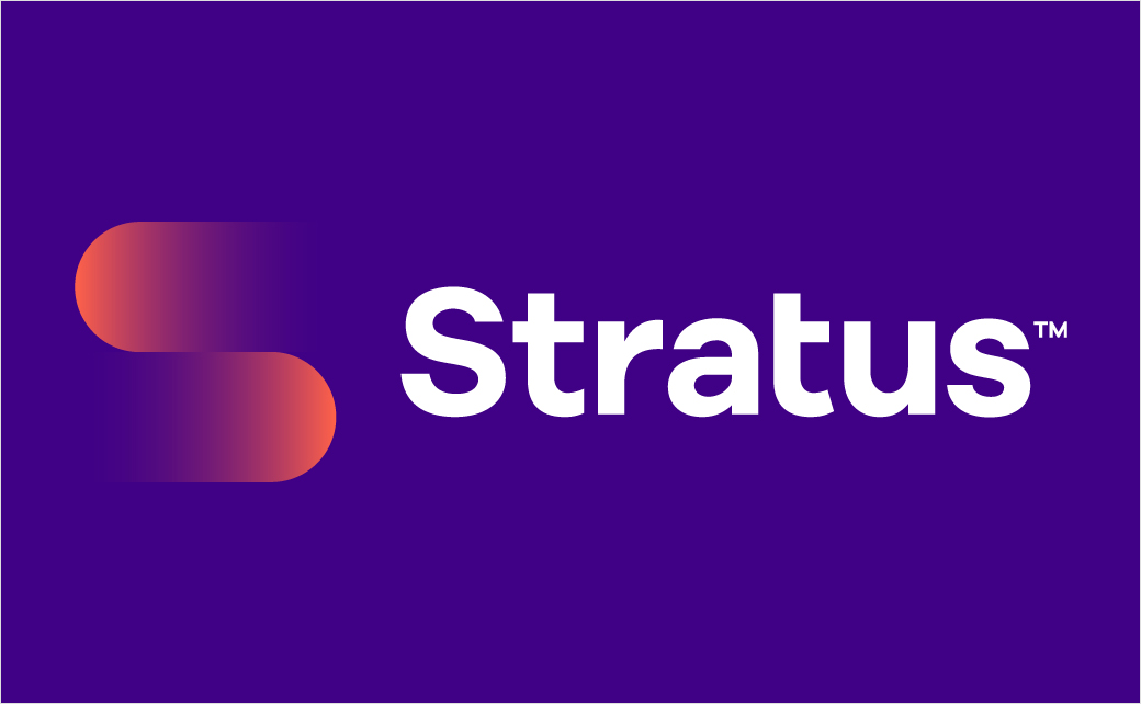 MC標牌服務集團更新品牌名稱Stratus和logo設計，兩個漸變色塊組成S