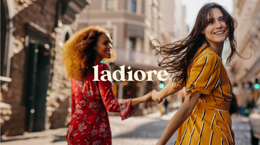 ladiore 女性時(shí)尚品牌logo設(shè)計(jì)與視覺識(shí)別vi設(shè)計(jì)，源自四個(gè)象征