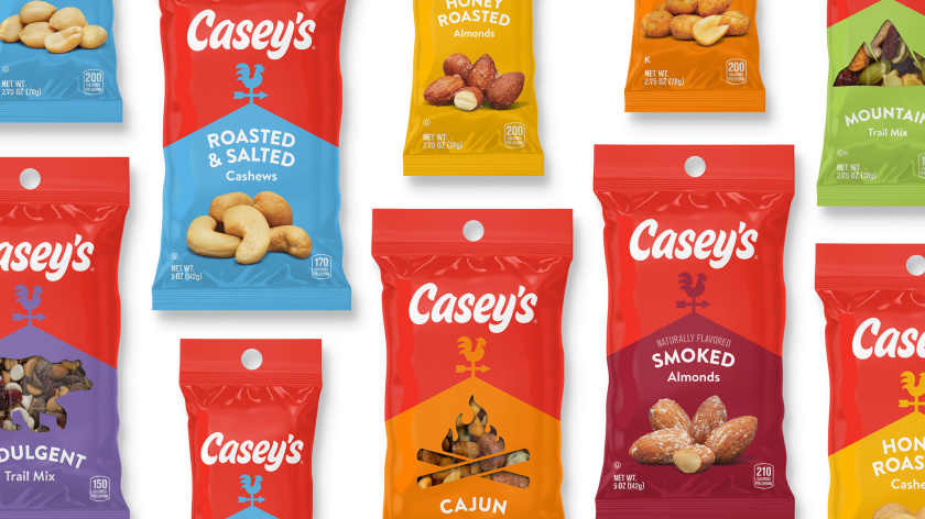Casey便利店與比薩連鎖店logo設(shè)計品牌形象vi設(shè)計包裝設(shè)計，公雞風標+房屋谷倉造型
