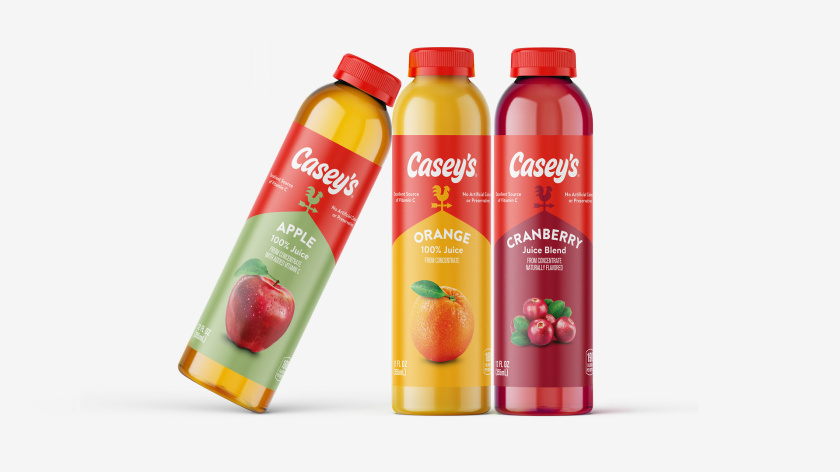 Casey便利店與比薩連鎖店logo設(shè)計品牌形象vi設(shè)計包裝設(shè)計，公雞風標+房屋谷倉造型
