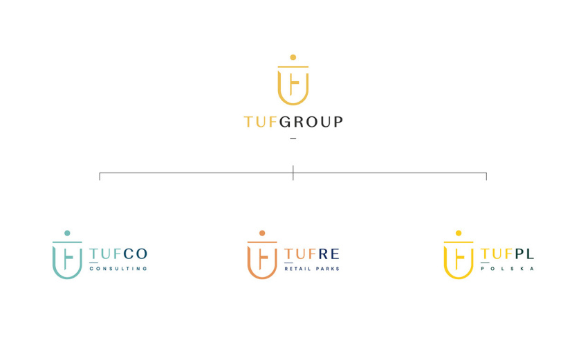 TUFRE 商業(yè)辦公園區(qū)品牌vi形象設計，具有一定藝術風格的設計