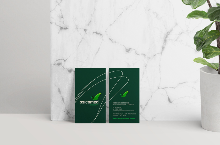 Psicomed 醫(yī)院品牌形象設(shè)計(jì)logo設(shè)計(jì)vi設(shè)計(jì)，高端與富有生命力