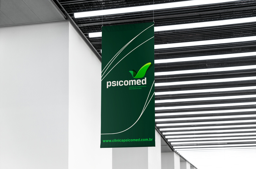 Psicomed 醫(yī)院品牌形象設(shè)計(jì)logo設(shè)計(jì)vi設(shè)計(jì)，高端與富有生命力