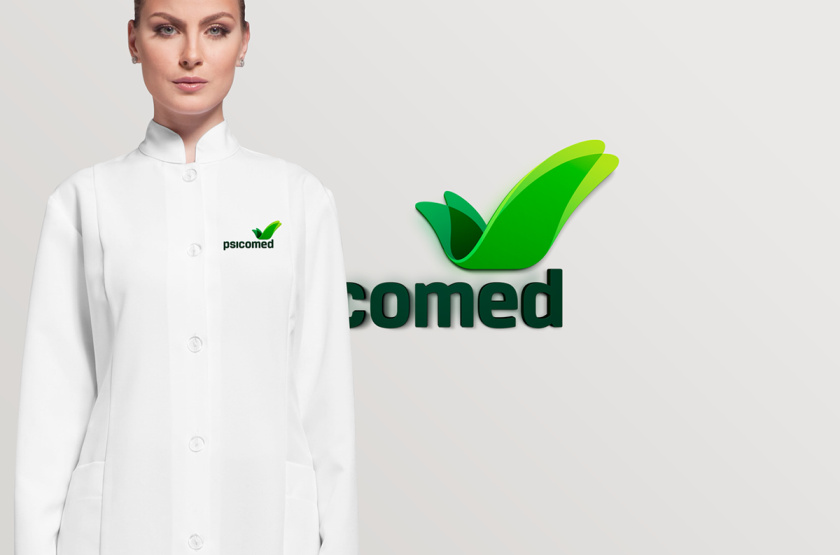 Psicomed 醫(yī)院品牌形象設(shè)計(jì)logo設(shè)計(jì)vi設(shè)計(jì)，高端與富有生命力