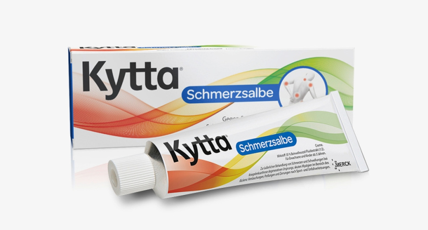 Kytta基塔止痛藥品牌定位重塑與動感漸變色條藥品包裝設計
