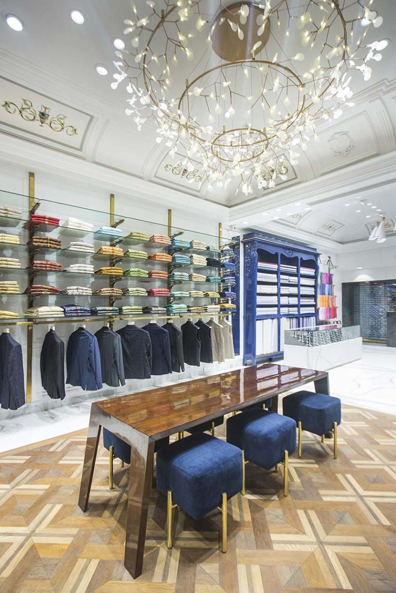 The Good Suit Co 男士服飾店鋪空間設(shè)計(jì),奢華與溫馨的新藍(lán)色古典主義