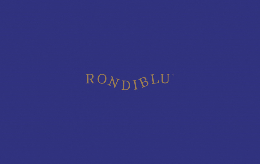 RONDIBLU 床墊睡眠產品品牌形象vi設計-字母曲線logo設計