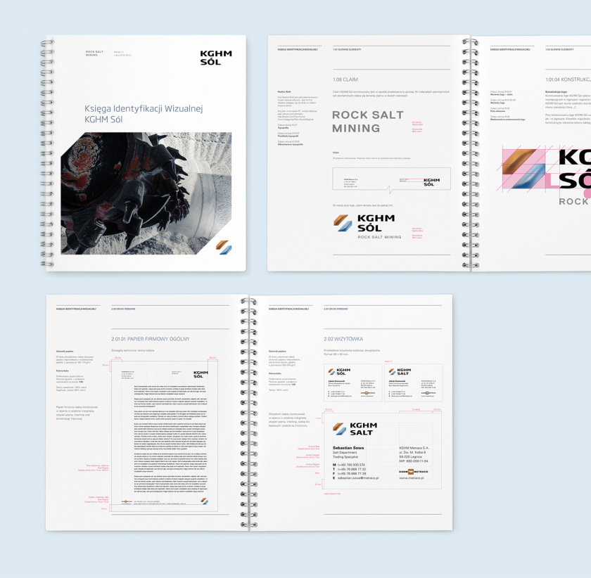 KGHM Salt巖鹽品牌視覺形象logo設計vi設計，幾何立體色塊風格