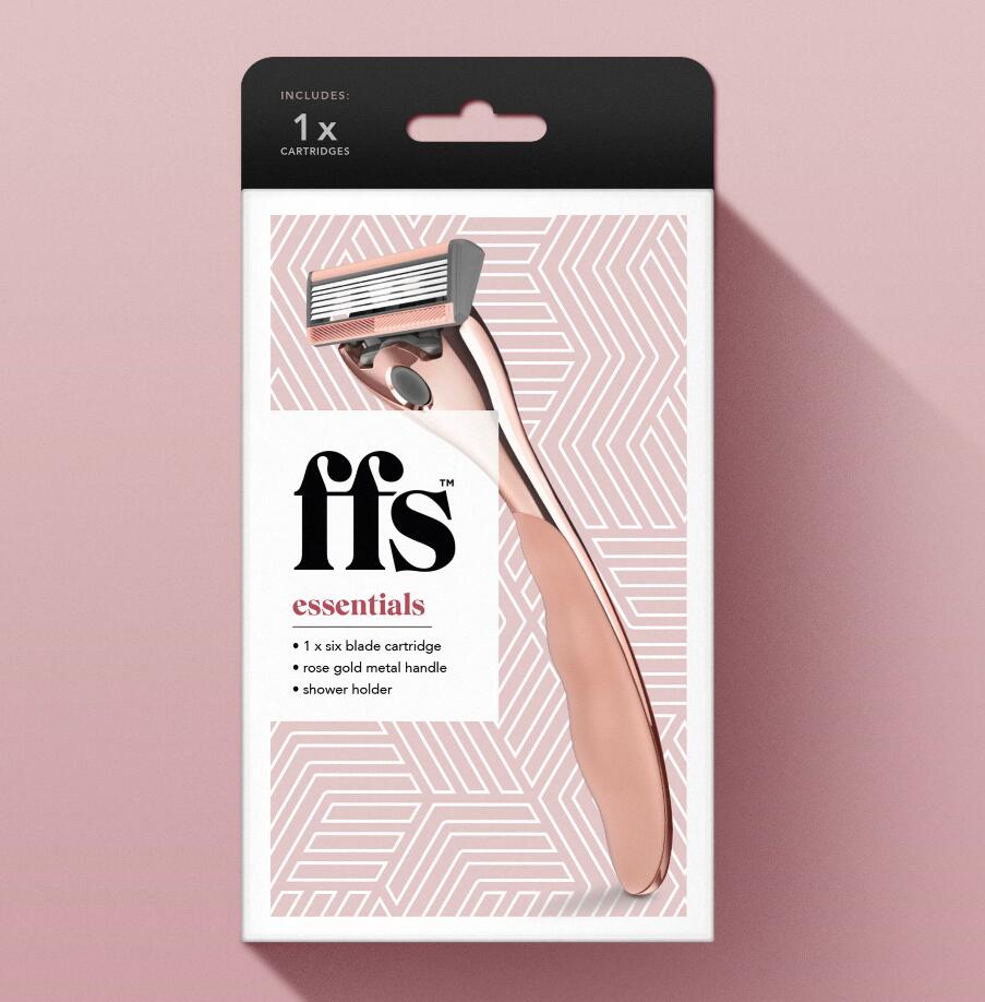 英國FFS女士剃毛刀品牌包裝設計,傳達“美麗應該輕松”的品牌精神 英國FFS女士剃毛刀品牌包裝設計,傳達“美麗應該輕松”的品牌精神
