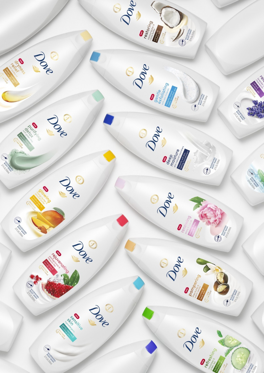 Dove多芬沐浴露2020新版包裝設計