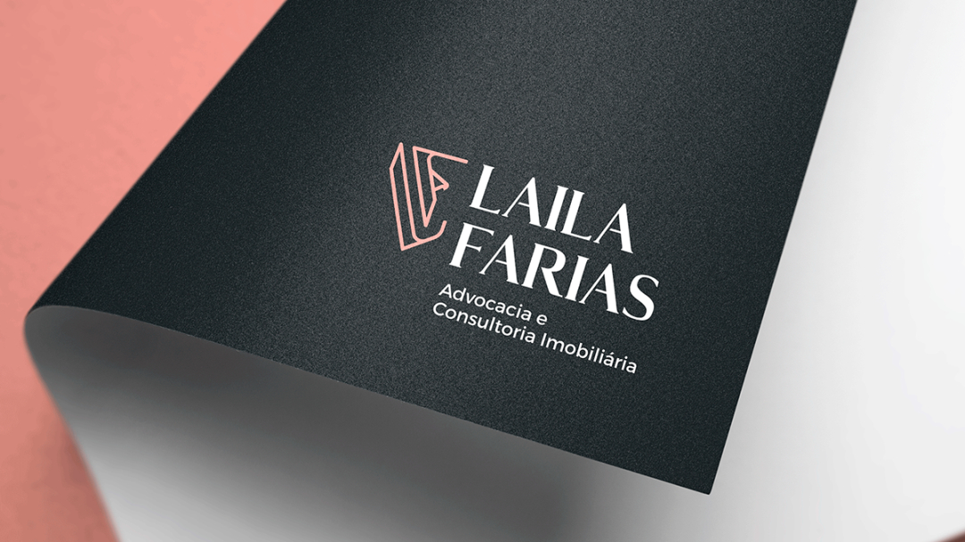Laila Farias 法律律師工作室品牌vi視覺形象識別設計，優雅的女性風格