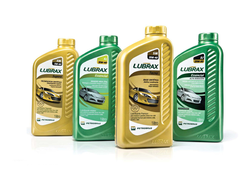 Lubrax 汽車卡車潤滑油包裝設計，注重產品信息向普通車主的傳達