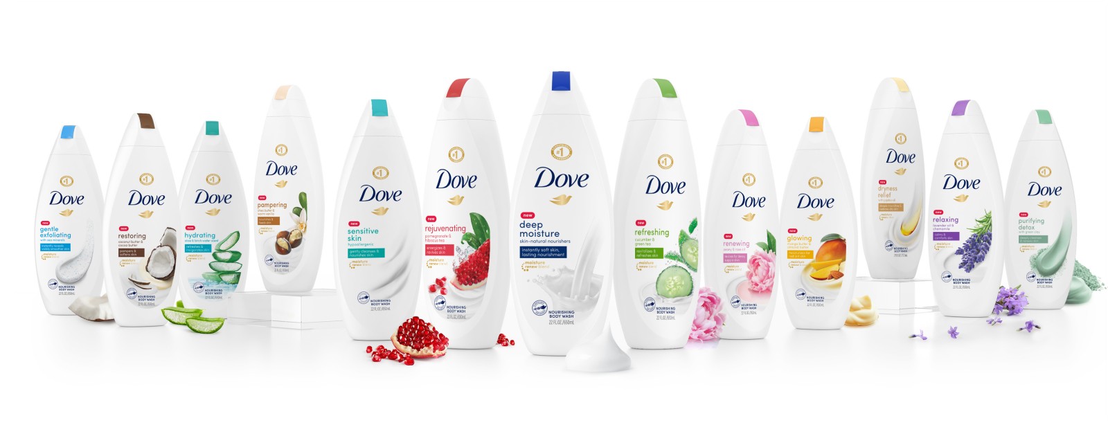 Dove多芬沐浴露2020新版包裝設計