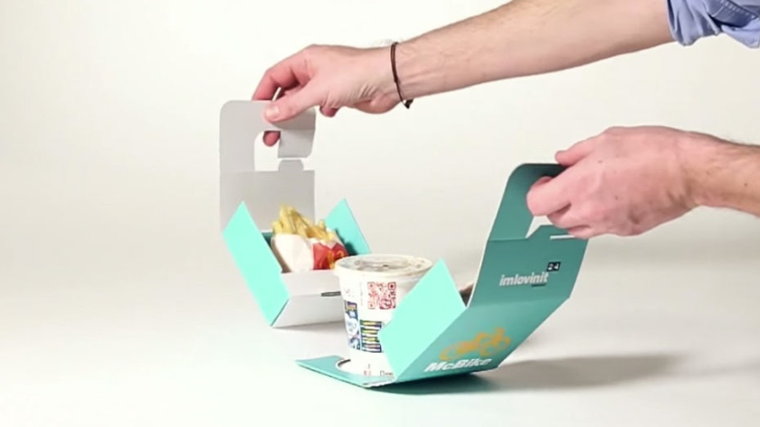 麥當勞 McBike 外賣食品包裝設計