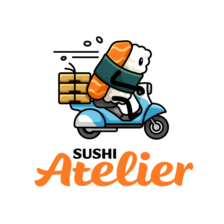 外帶壽司標志logo設計