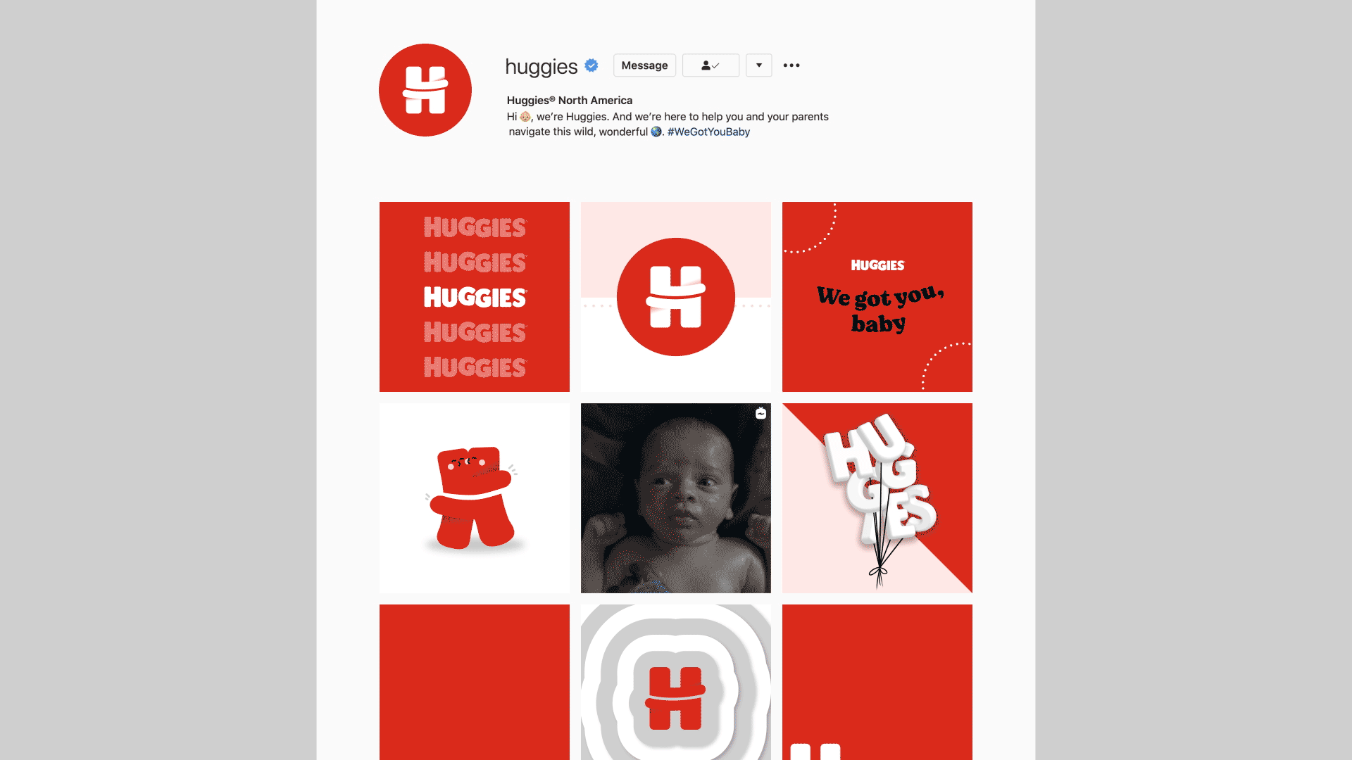 Huggies母嬰用品紙尿褲品牌vi視覺形象升級,H字母logo設計吉祥物設計 Huggies母嬰用品紙尿褲品牌vi視覺形象升級,H字母logo設計吉祥物設計
