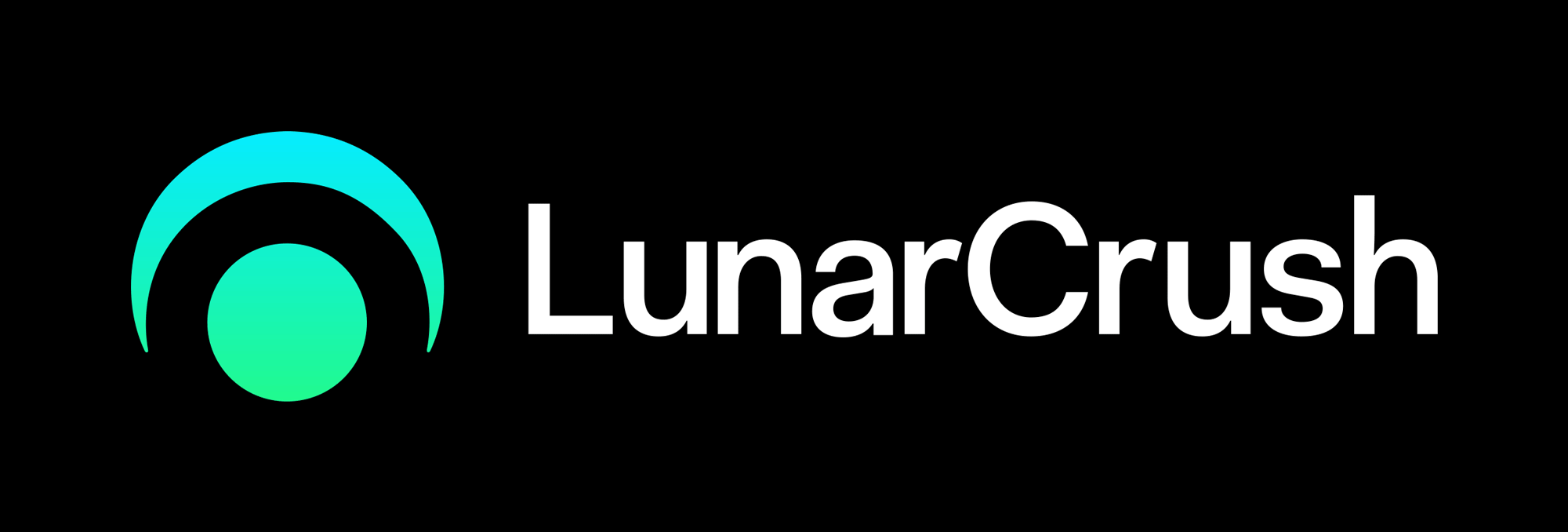 LunarCrush比特幣數(shù)字貨幣數(shù)據(jù)分析平臺新標志設(shè)計“月亮和眼鏡”
