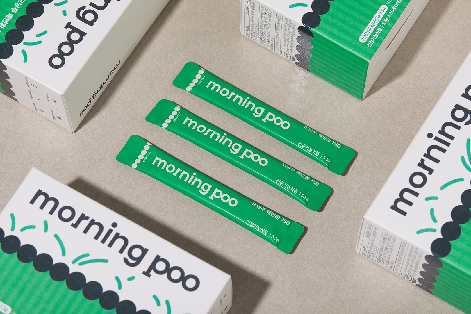 Morningpoo 改善便秘保健品包裝設計