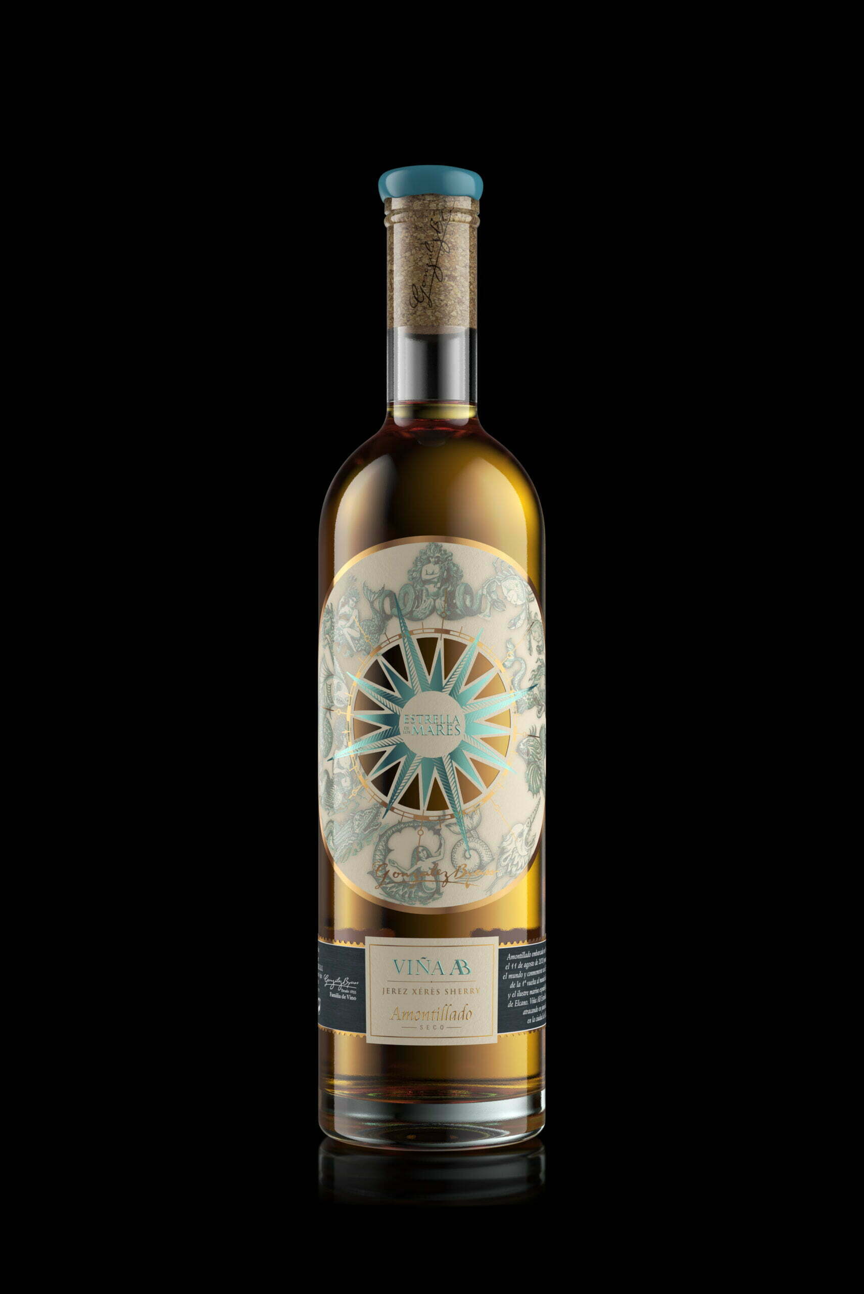 ESTRELLA DE環(huán)球航行紀(jì)念版葡萄酒包裝設(shè)計(jì)”海洋元素+星星品牌識(shí)別“