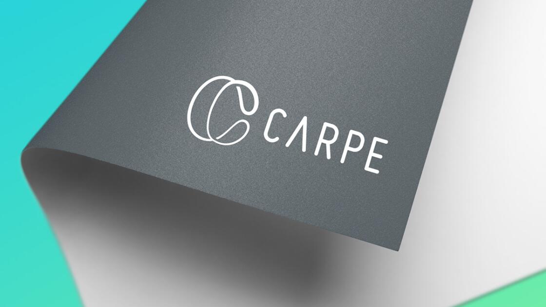 CARPE 美容整形塑形醫(yī)院logo設(shè)計(jì)vi設(shè)計(jì)，線條字母c