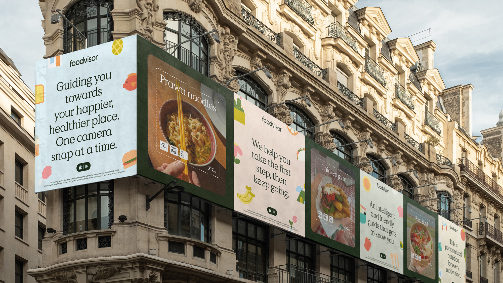 Foodvisor個人營養(yǎng)健康應用程序品牌vi形象設計鱷梨吉祥物設計