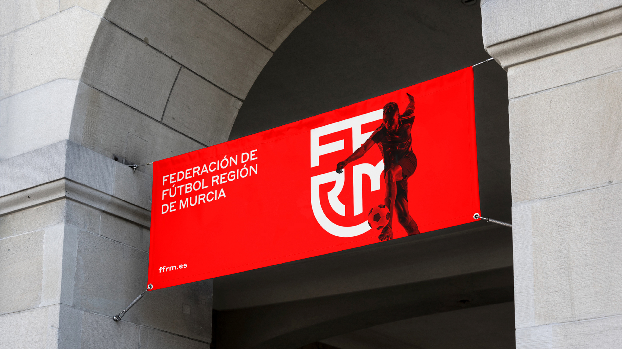 FFRM穆爾西亞地區足球聯合會俱樂部字母盾牌logo設計vi設計