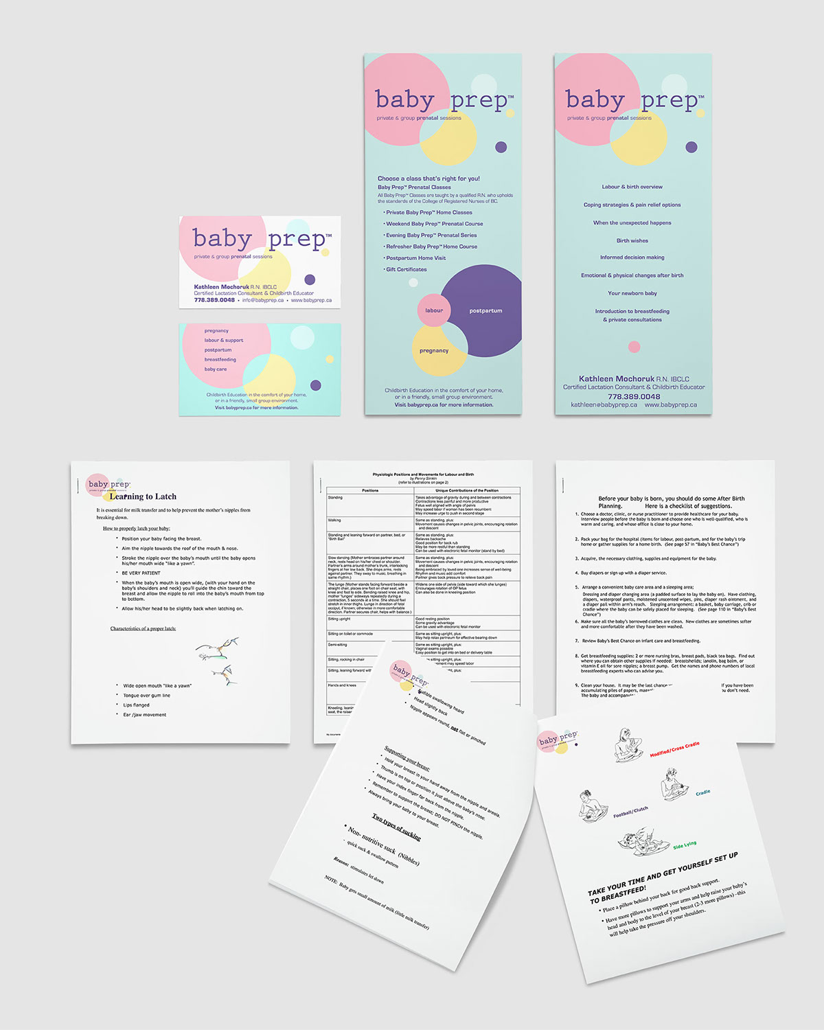 Baby Prep 孕婦產(chǎn)前醫(yī)療教育品牌形象logo設(shè)計“心+子宮內(nèi)嬰兒+孕婦”