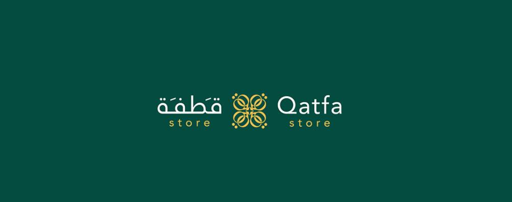 Qatfa 蜂蜜在線商店對稱Q字母logo設(shè)計(jì)
