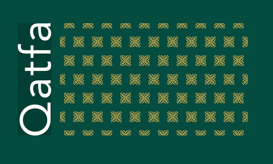 Qatfa 蜂蜜在線商店對稱Q字母logo設(shè)計(jì)
