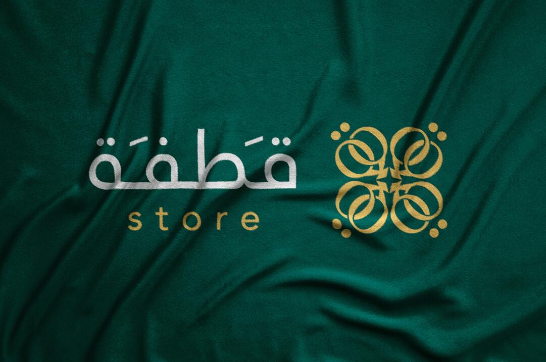Qatfa 蜂蜜在線商店對稱Q字母logo設(shè)計(jì)
