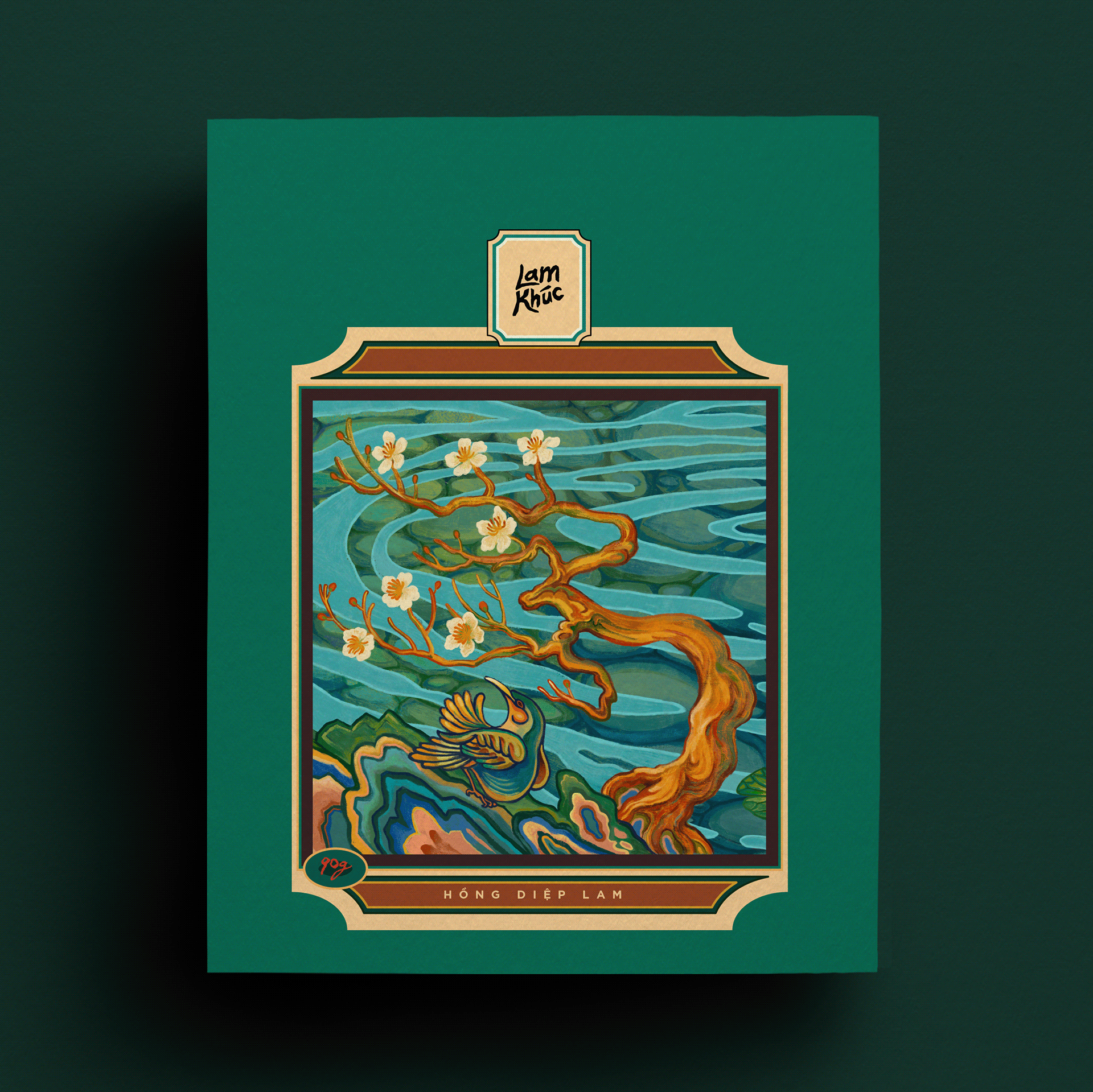 嵐曲越南茶葉包裝設計,借鑒中國古韻景物繪畫精髓 嵐曲越南茶葉包裝設計,借鑒中國古韻景物繪畫精髓