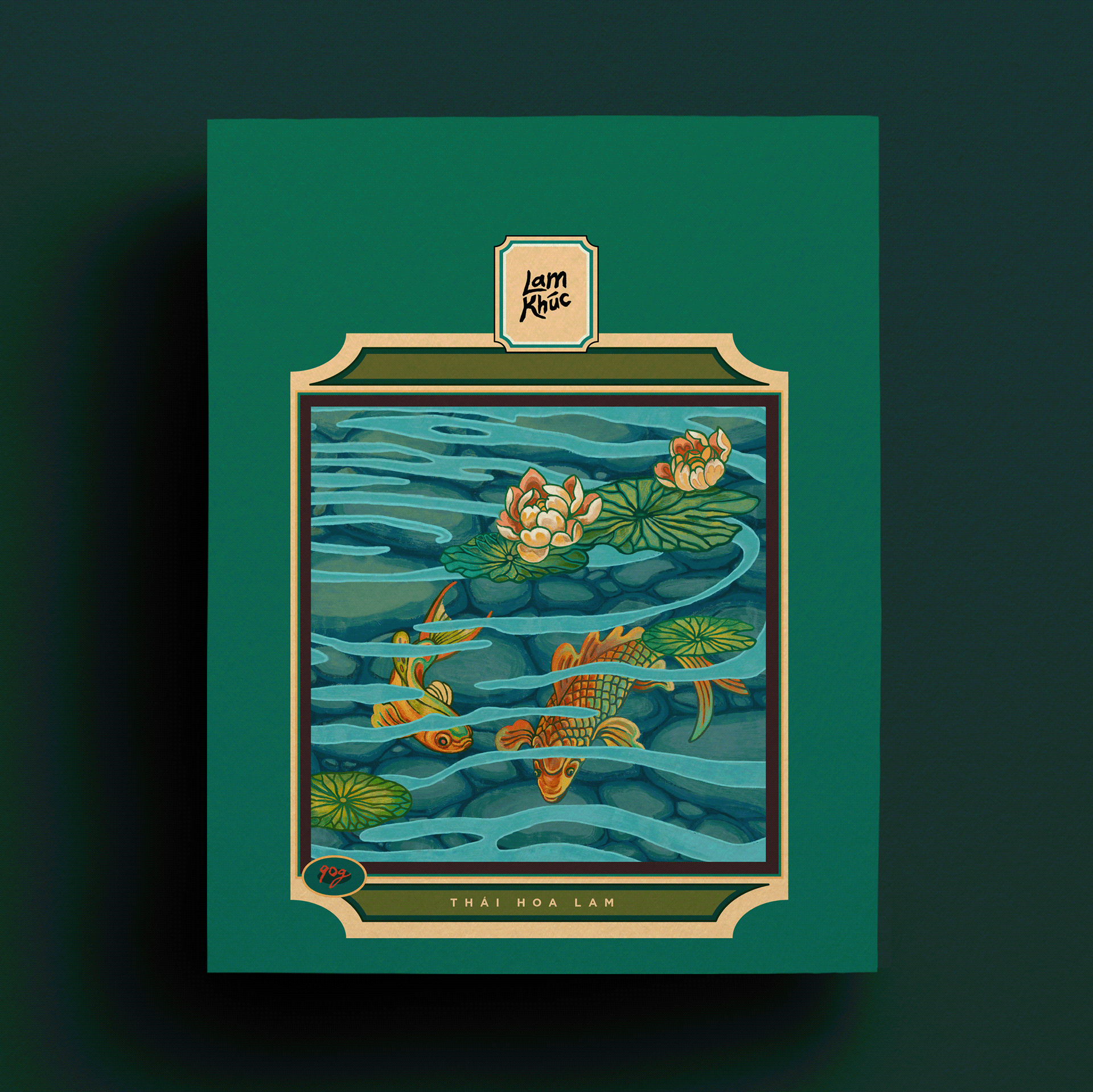 嵐曲越南茶葉包裝設計,借鑒中國古韻景物繪畫精髓 嵐曲越南茶葉包裝設計,借鑒中國古韻景物繪畫精髓