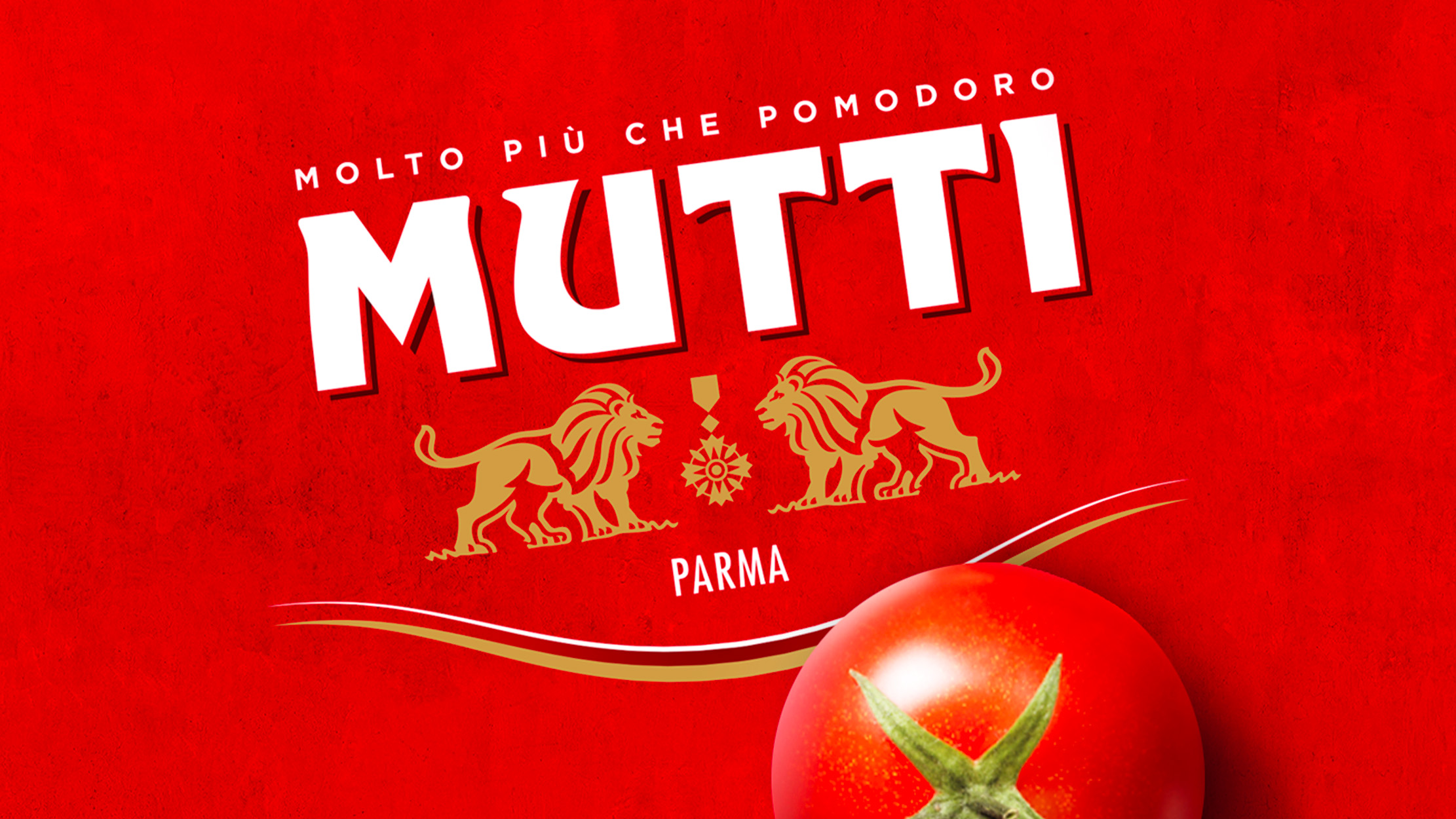 Mutti 番茄湯預制菜包裝設計“全紅色”風格