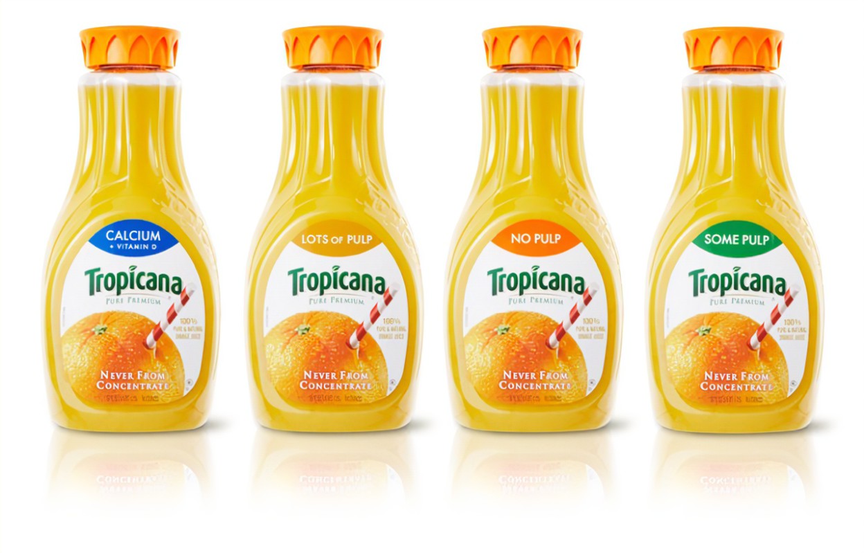 純果樂(lè)Tropicana果汁品牌重塑