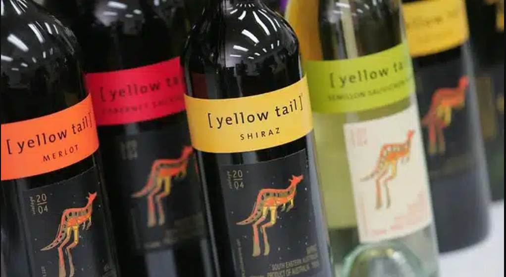 YellowTail澳洲黃尾袋鼠葡萄酒高識別性品牌創(chuàng)建與袋鼠酒標(biāo)