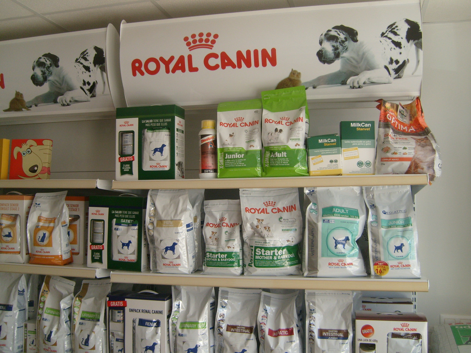 Royal Canin皇家犬業獸醫辦公室里的皇家狗糧