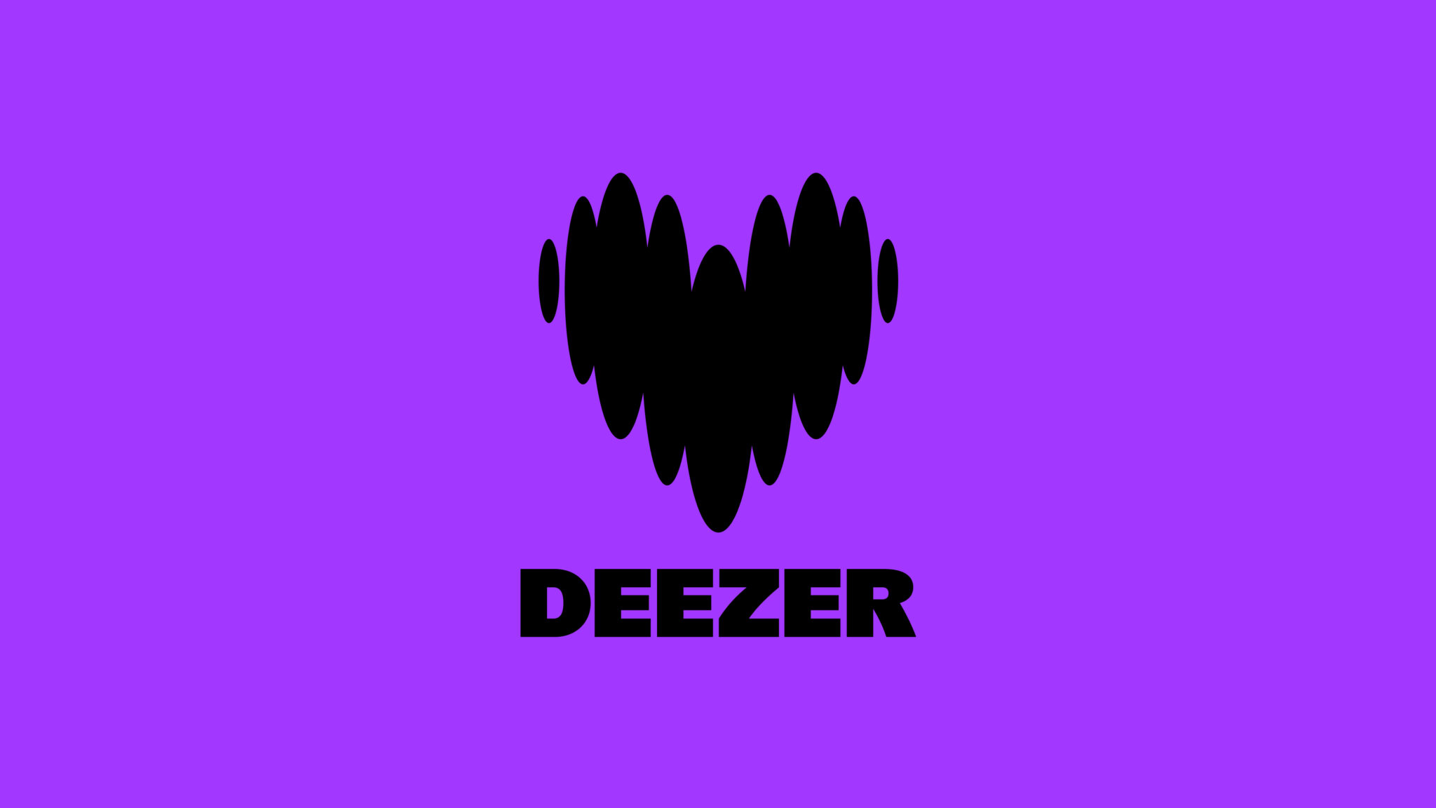 Deezer音樂平臺app品牌logo設計vi視覺形象識別設計，跳動的心臟