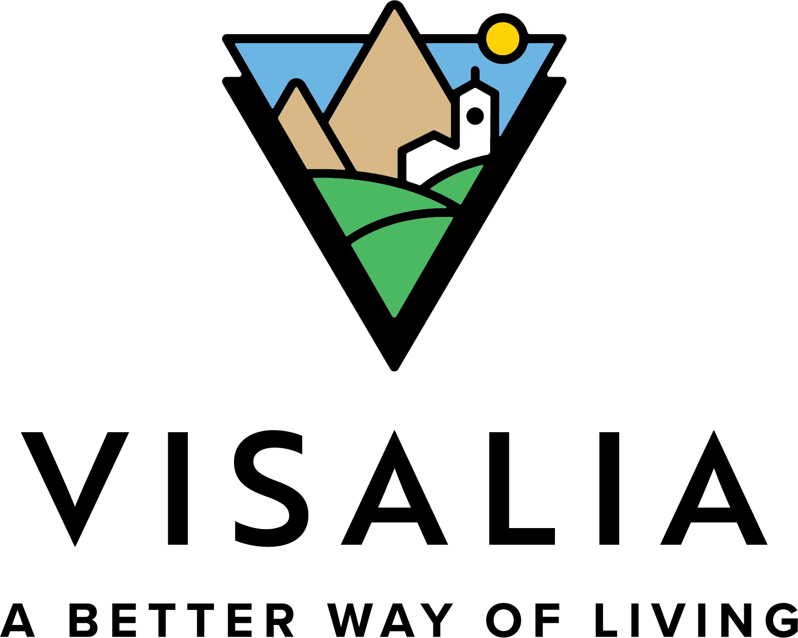加州visalia維塞利亞公布新城市形象logo設(shè)計,抽象簡約v字母風(fēng)格 加州visalia維塞利亞公布新城市形象logo設(shè)計,抽象簡約v字母風(fēng)格