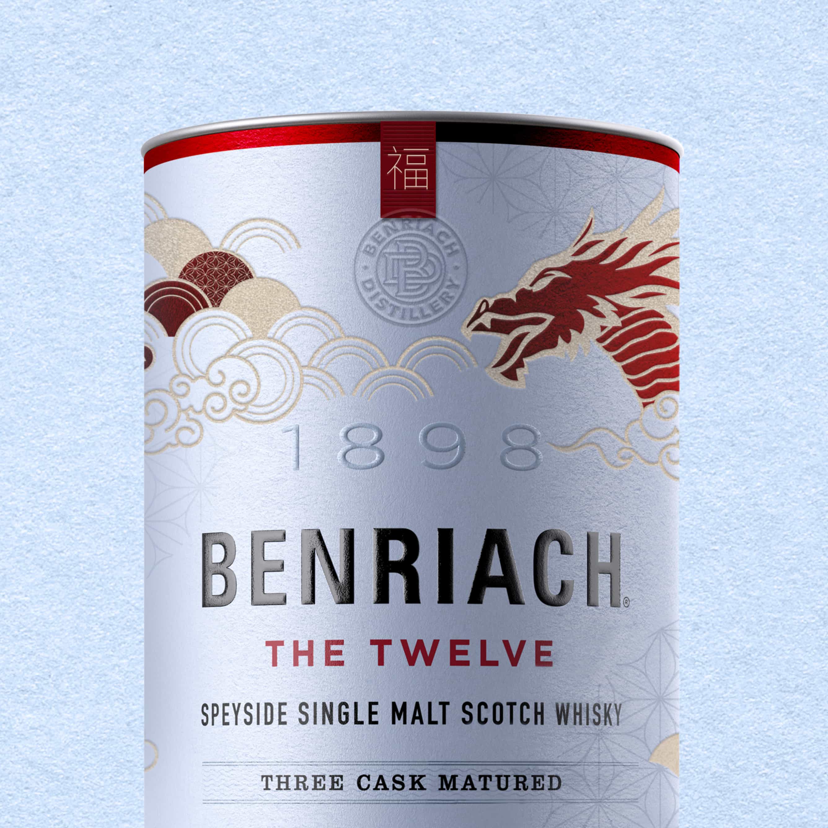 Benriach 單一麥芽蘇格蘭威士忌設(shè)計(jì)中國(guó)風(fēng)酒包裝,2024兔年龍年元素 Benriach 單一麥芽蘇格蘭威士忌設(shè)計(jì)中國(guó)風(fēng)酒包裝,2024兔年龍年元素