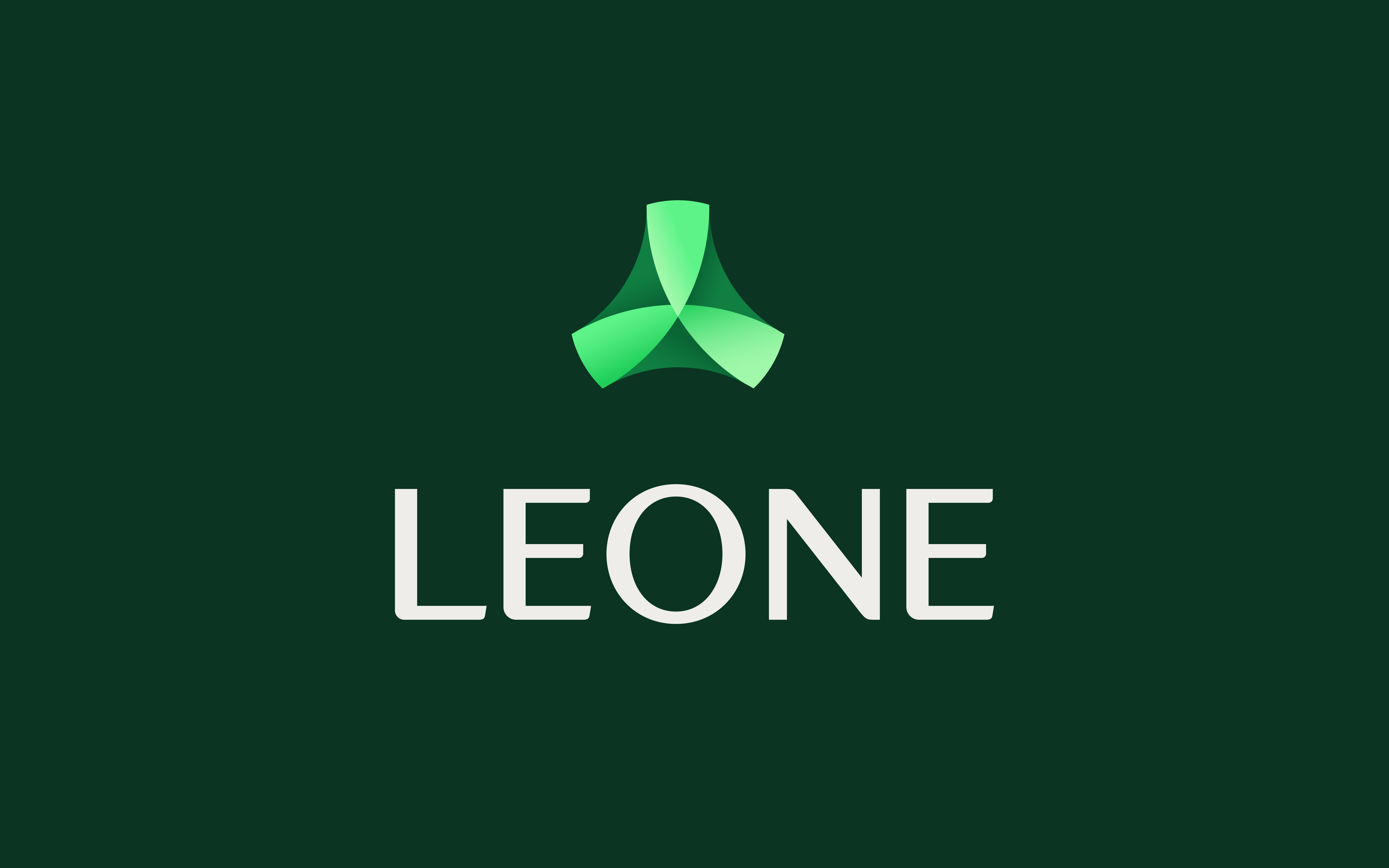 LEONE利昂稅務規劃咨詢集團B2B企業logo&vi形象設計策劃，三葉旋轉圖案