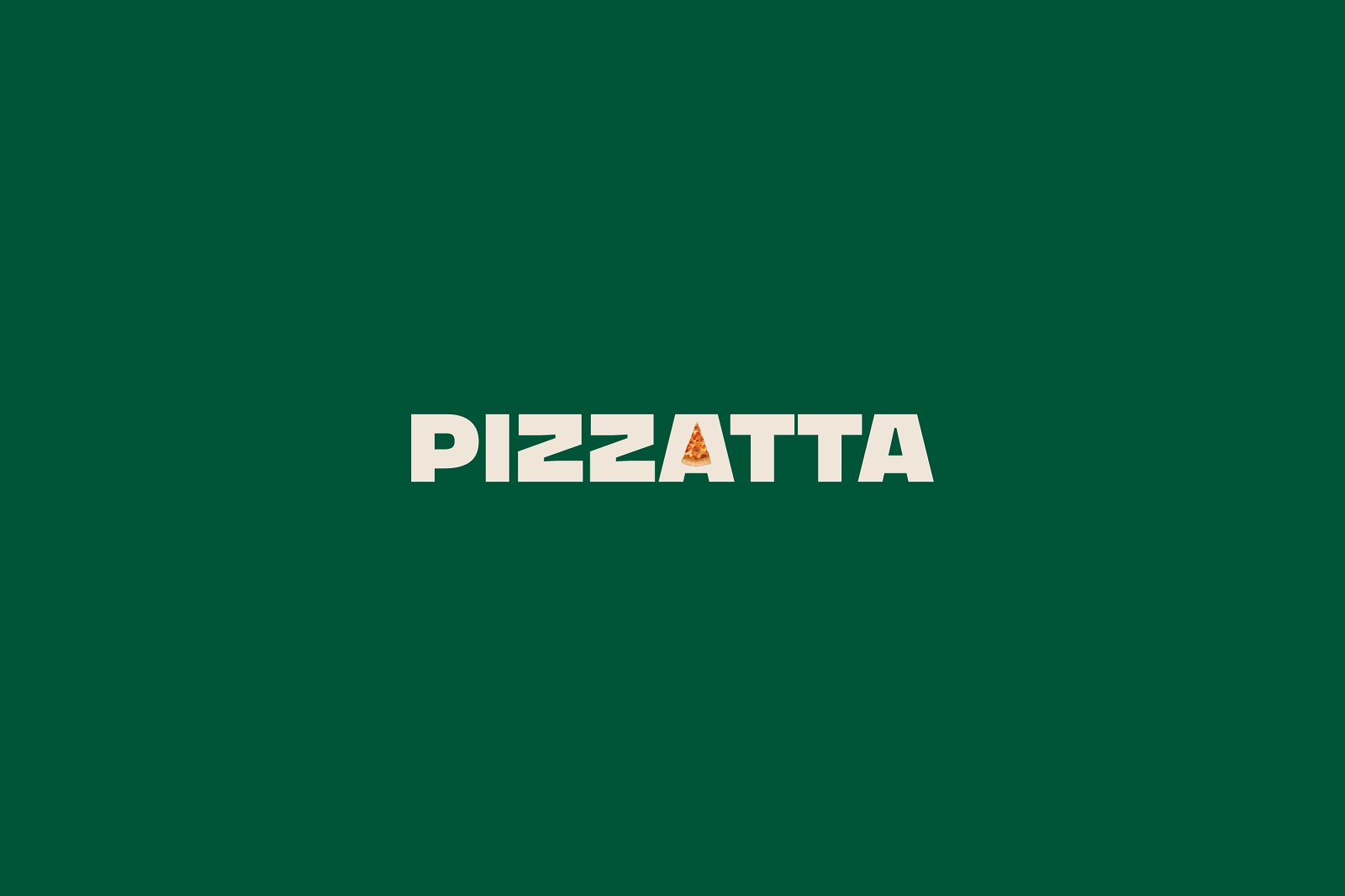 Pizzatta藝術(shù)插畫披薩品牌標(biāo)志設(shè)計(jì)，傳遞活力和歡快氛圍