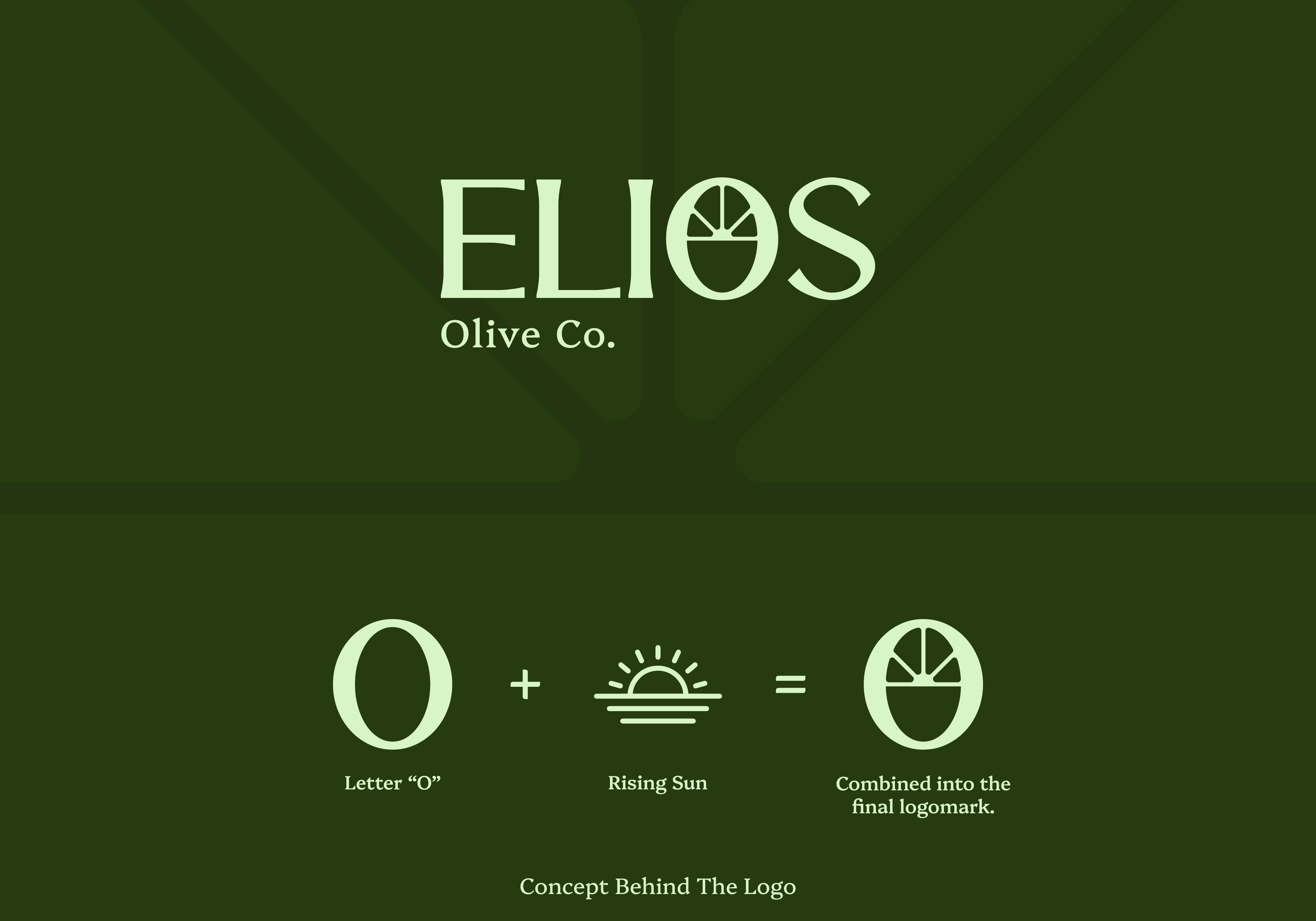 Elios代表文化和傳統橄欖油品牌logo設計包裝設計，自然清新風格